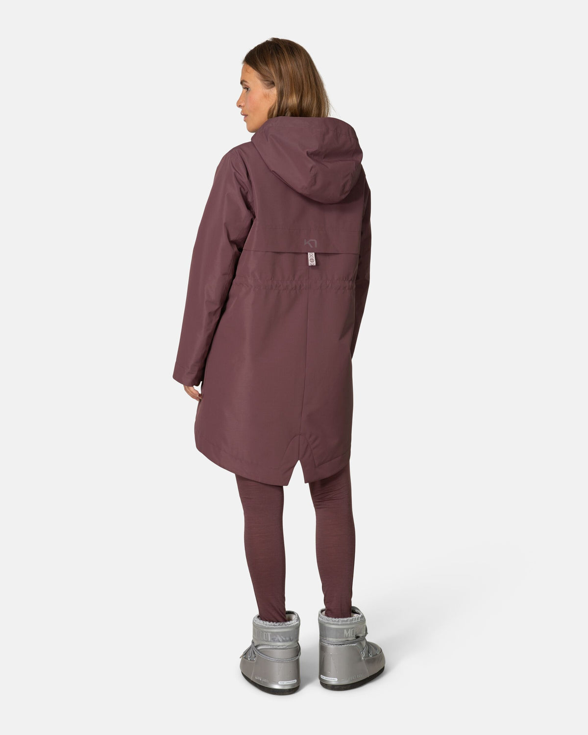 Kari Traa Mona Parka Vinterfrakke Dame – Cocoa Powder
