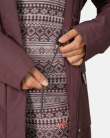 Kari Traa Mona Parka Vinterfrakke Dame – Cocoa Powder
