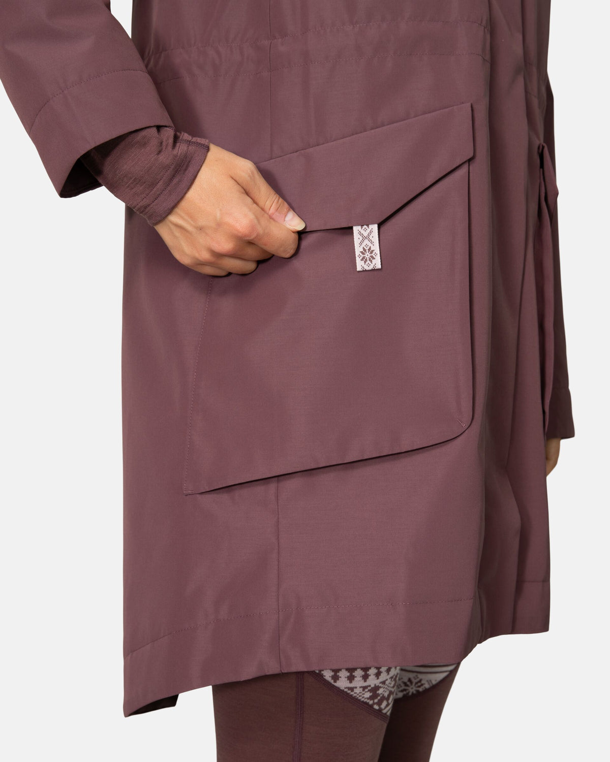 Kari Traa Mona Parka Vinterfrakke Dame – Cocoa Powder