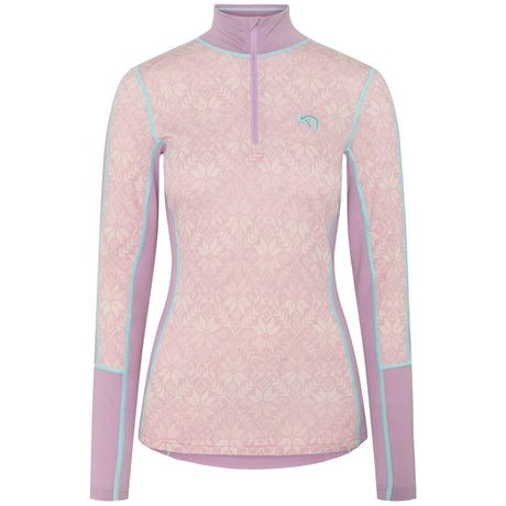 Kari Traa Anna Half Zip Skiundertrøje Dame - Bloom Purple -