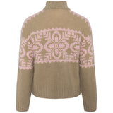 Kari Traa Disa Knit Striktrøje Dame - Light Brown -