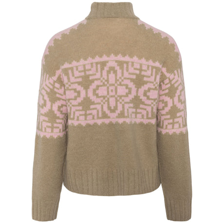 Kari Traa Disa Knit Striktrøje Dame - Light Brown -