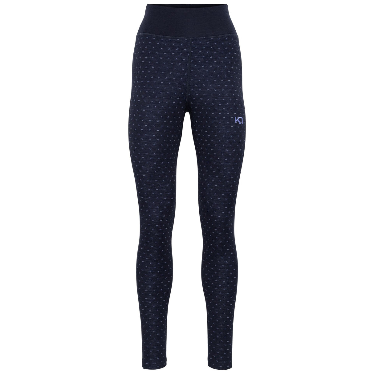 Kari Traa Vilma High Waist Base Layer Pants Skiunderbukser Dame - Sea