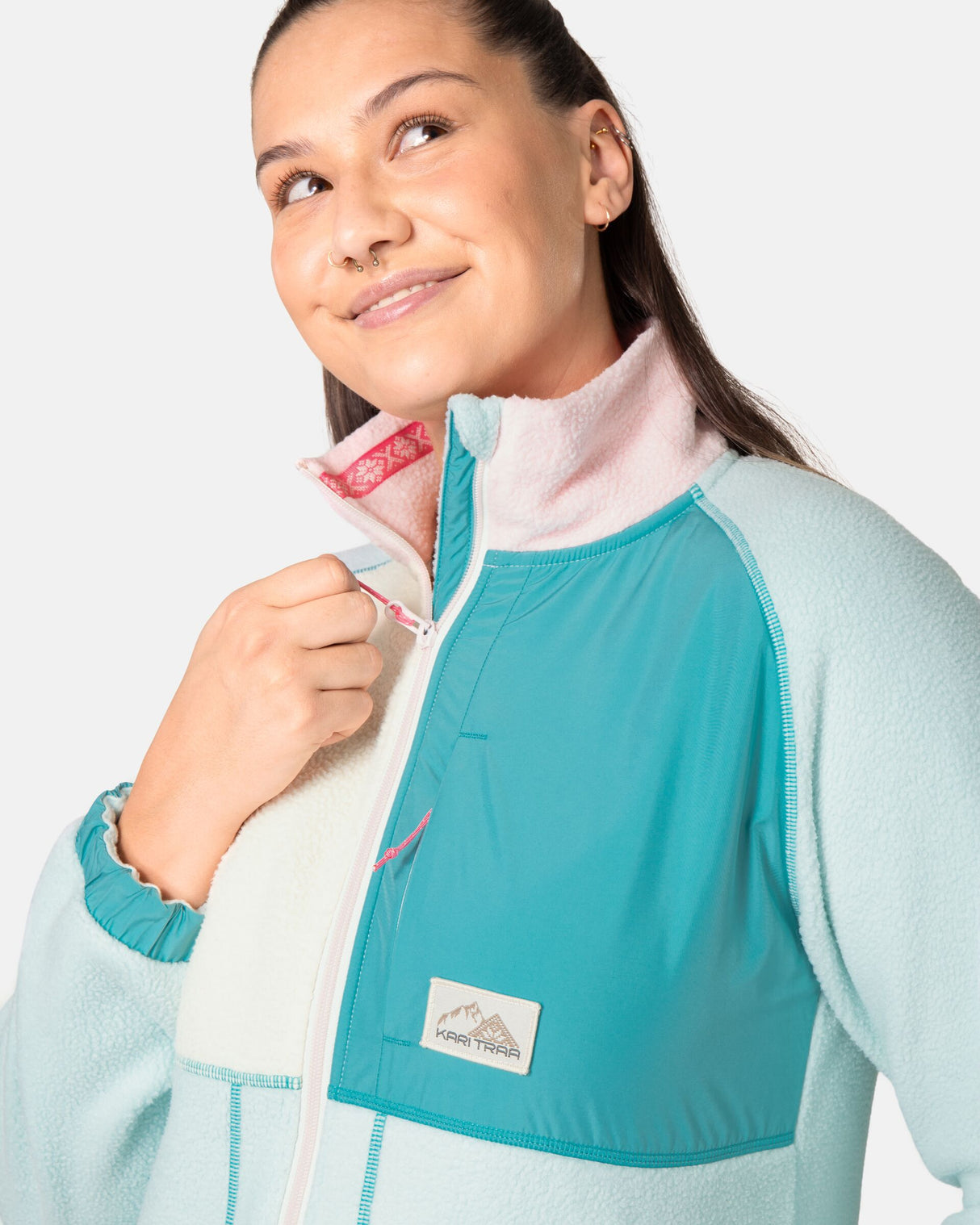 Kari Traa Emma Midlayer Fleecetrøje Dame - Aquatic -