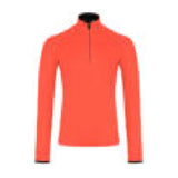 Kjus Men's Feel Midlayer Half-Zip Herre - Solar Flare/Black