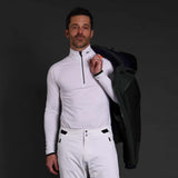 Kjus Men's Feel Midlayer Half-Zip Herre - Trailblazer/Black