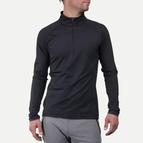 Kjus Men's Feel Half-Zip Skiundertrøje Herre - Black / Dark Dusk - Black Dark Dusk