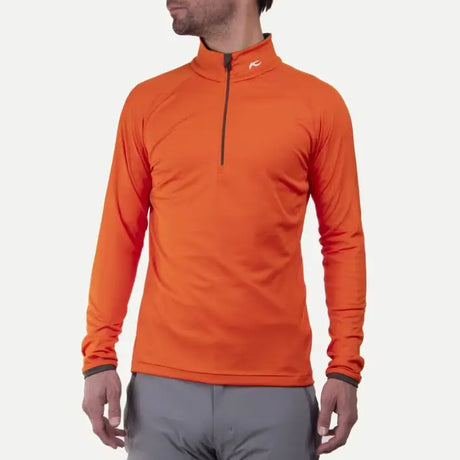 Kjus Men's Feel Half-Zip Skiundertrøje Herre - Kjus Orange