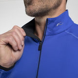 Kjus Men's Feel Midlayer Half-Zip Herre - Trailblazer/Black