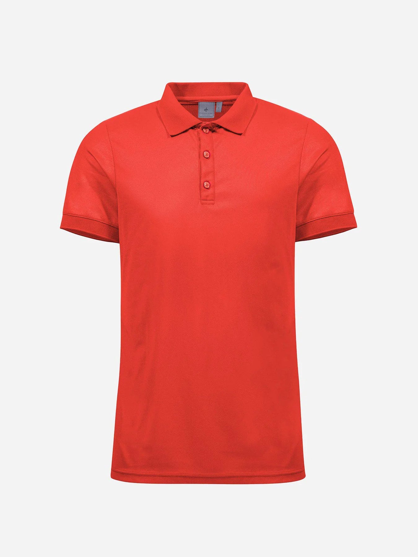 Cross Sportswear M Classic Polo T-shirt Herre - Flame Scarlet - Flame Scarlet