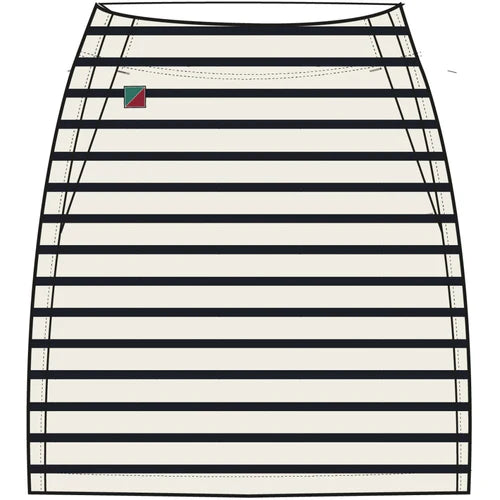 Redgreen Woman Nabila Skirt Nederdel Dame – Off White Stripe