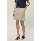 Sea Ranch Nan Skirt Nederdel Dame - Light Sand Stripe
