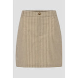 Sea Ranch Nan Skirt Nederdel Dame - Light Sand Stripe
