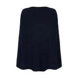 Redgreen Women Noemi Strikket Poncho Dame - Navy -