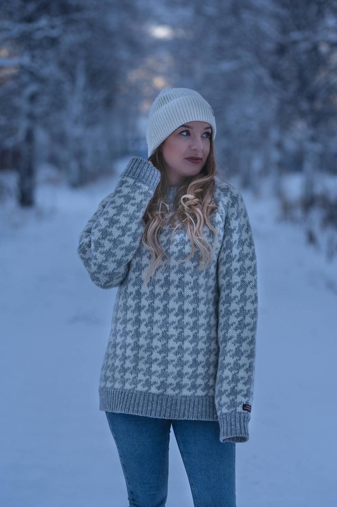 Norwool Islandsk sweater 100% ren uld i twistyarn 3GG