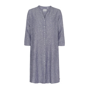 Sea Ranch Oline Dress Kjole Dame - Indigo Hvid