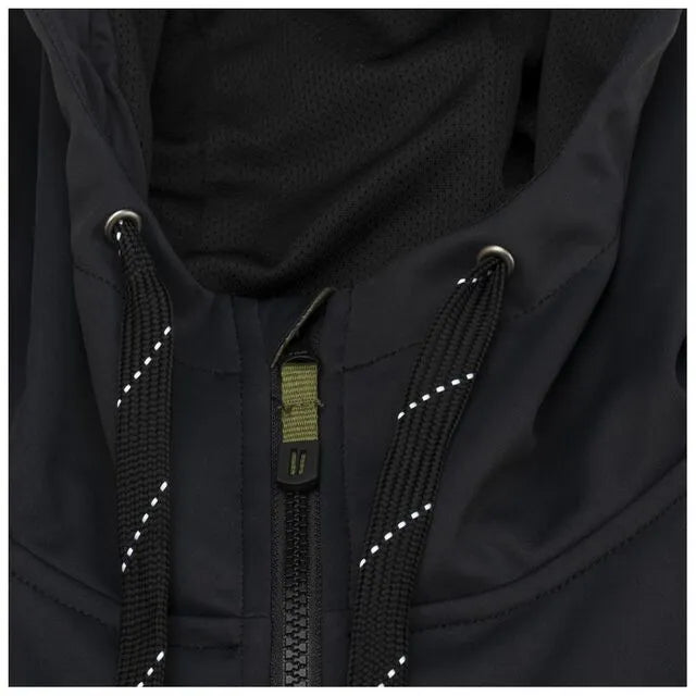 Planks Mens Reunion Softshell Jacket Herre – Jungle Palm - - Planks_Oct19-MO-UNION103-CLOSE-UP-1