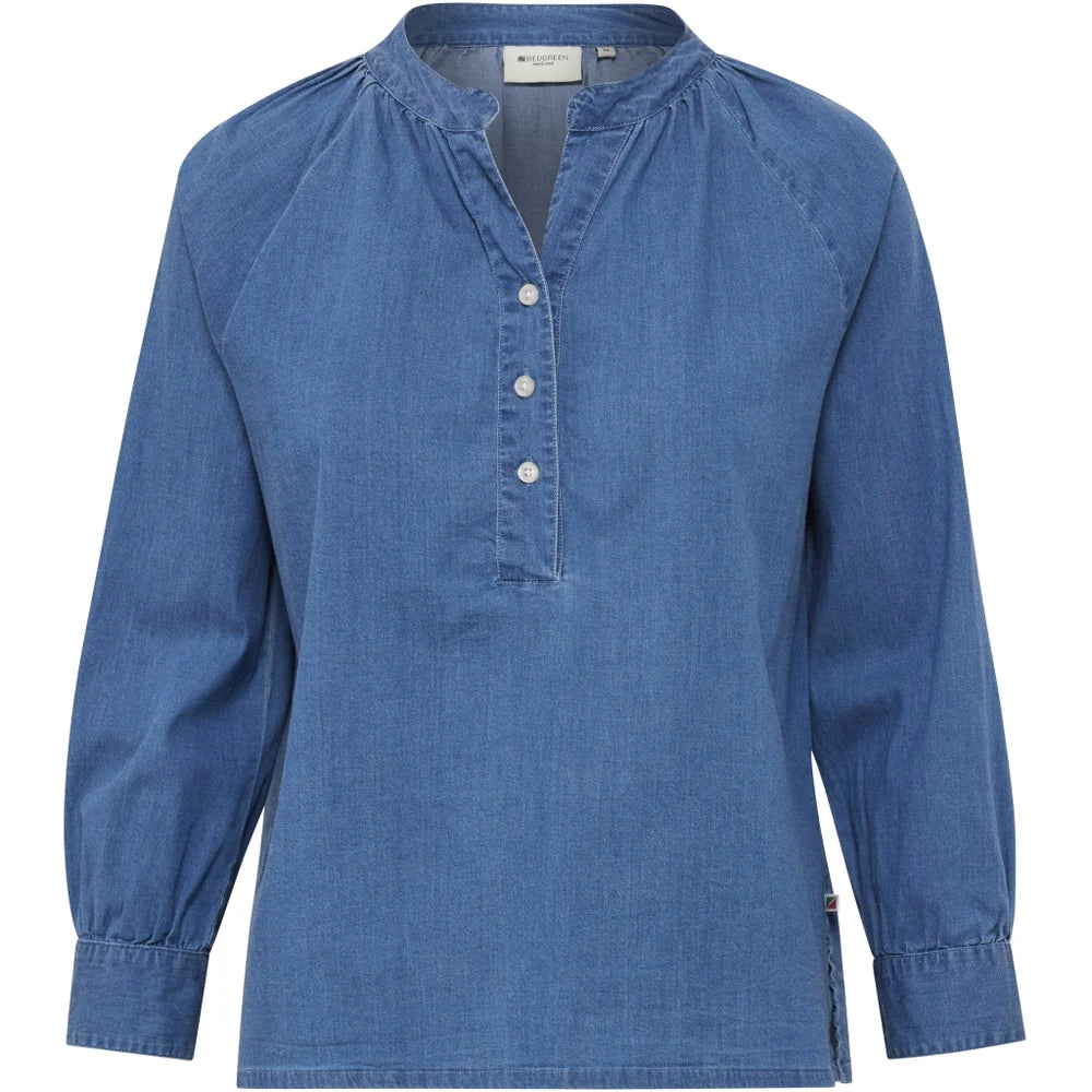 Redgreen Women RG_Annie - Top Dame - Denim -