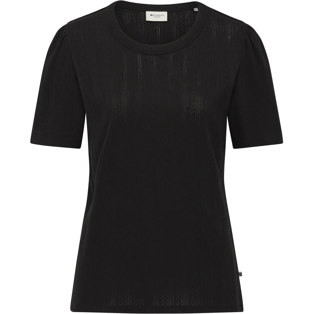 Redgreen Woman Camille T-shirt Dame – Black | Klassisk T-shirt i 100% bomuld