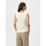 Redgreen Woman Cobi Tank Top Dame – Off White | Bomuldstop med pointelle