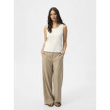 Redgreen Woman Cobi Tank Top Dame – Off White | Bomuldstop med pointelle