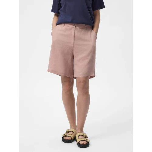 Redgreen Woman Luis Shorts Dame – Rose | Linnedblanding shorts med lommer