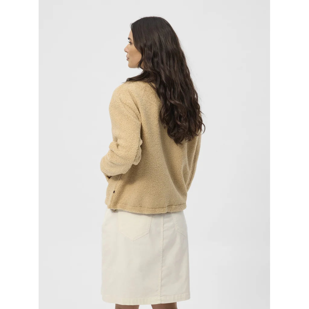 Redgreen Woman RG_Sonia Teddy Fleece Jakke Dame – Sand