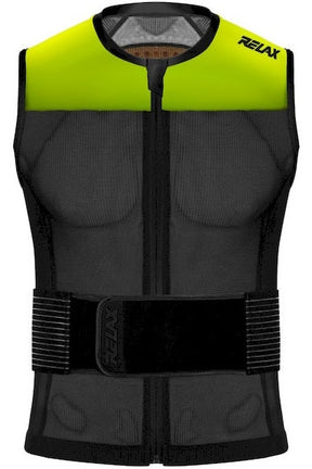 Relax Speedmaster Evo Rygskjold Børn - Black / Neon Yellow - Black Neon Yellow