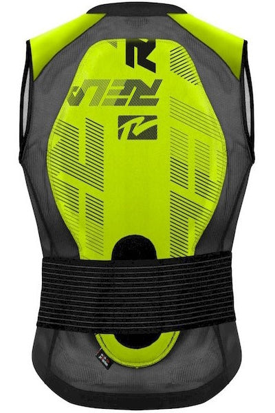 Relax Speedmaster Evo Rygskjold Børn - Black / Neon Yellow - - ROP04Arear