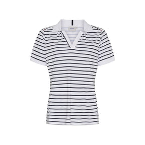 Sea Ranch SR_Annesofie Polo T-shirt Dame - White/Dark Navy - White Dark Navy