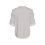 Sea Ranch SR_Ester Skjortebluse Dame - White/Oxford Tan -