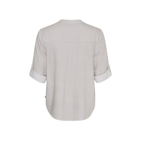 Sea Ranch SR_Ester Skjortebluse Dame - White/Oxford Tan -