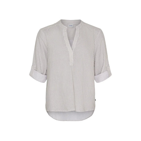 Sea Ranch SR_Ester Skjortebluse Dame - White/Oxford Tan - White Oxford Tan