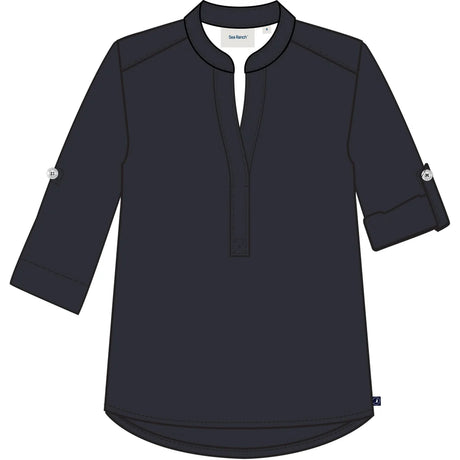 Sea Ranch SR_Ester Skjortebluse Dame - Dark Navy -