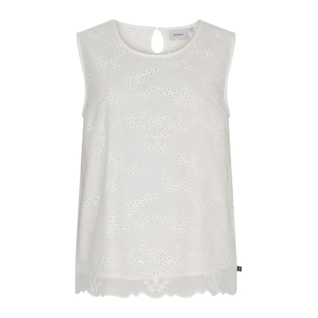 Sea Ranch SR_Georgia Bluse Dame - White - White
