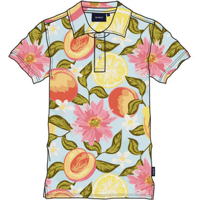 Sea Ranch SR_Kai Polo T-shirt Herre - Multicolor Palm Print -