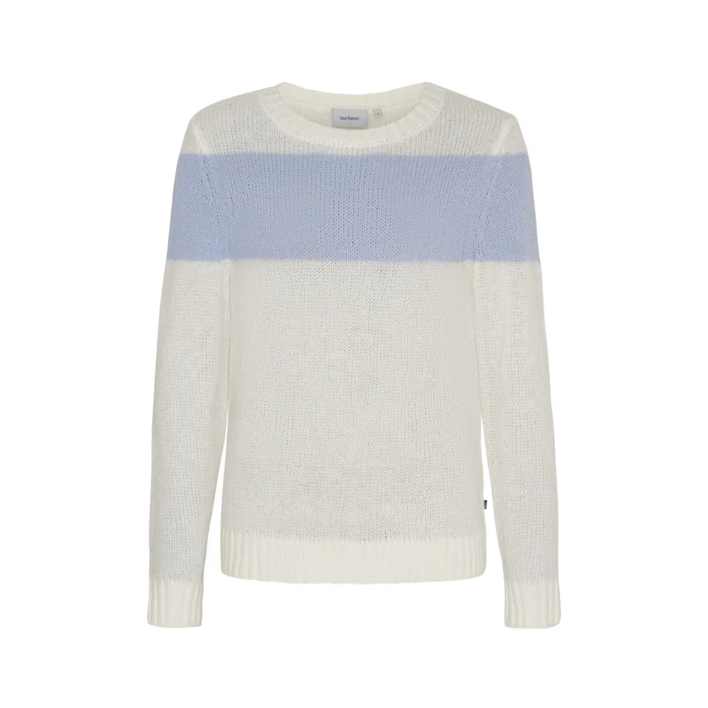 Sea Ranch SR_Lila Striktrøje Dame - Off White - Off White