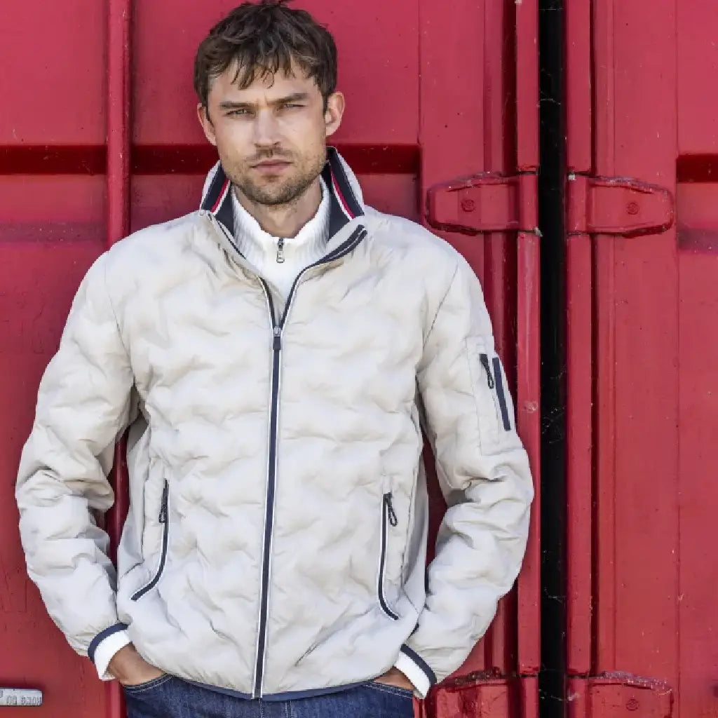 Sea Ranch SR_Mac Hybridjakke Herre - Cobblestone - Cobblestone