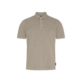 Sea Ranch SR_Nat Polo T-shirt Herre - Cobblestone - Cobblestone