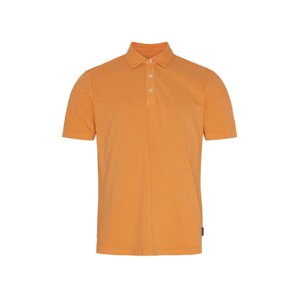 Sea Ranch SR_Nat Polo T-shirt Herre - Bright Orange - Bright Orange