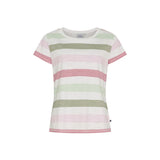 Sea Ranch SR_Trille T-shirt Dame - Multistripe Pink -