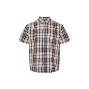 Sea Ranch Sandy Short Sleeve Shirt - Brown Check S