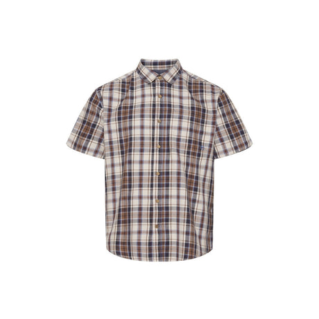 Sea Ranch Sandy Short Sleeve Shirt - Brown Check S