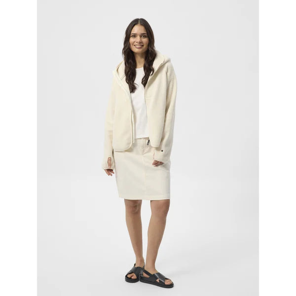 Redgreen Women Sisse Pile Fleece Fleecejakke Dame - Off White -