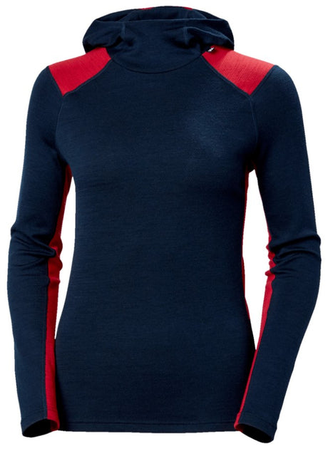 Helly Hansen W Lifa Merino Midweight Hoodie - Navy M