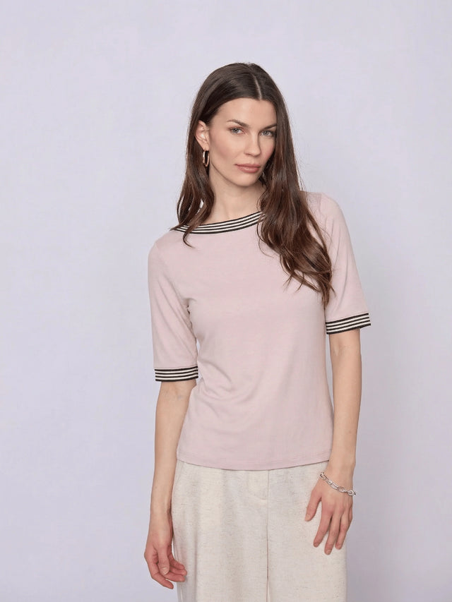 Redgreen Woman Snee T-shirt Dame - Rose - Rose