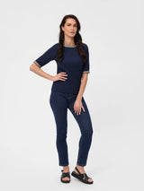Redgreen Woman Snee T-shirt Dame - Navy -