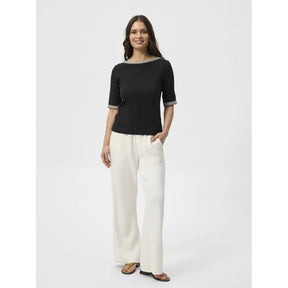 Redgreen Women Snee T-shirt Dame - Black - Black