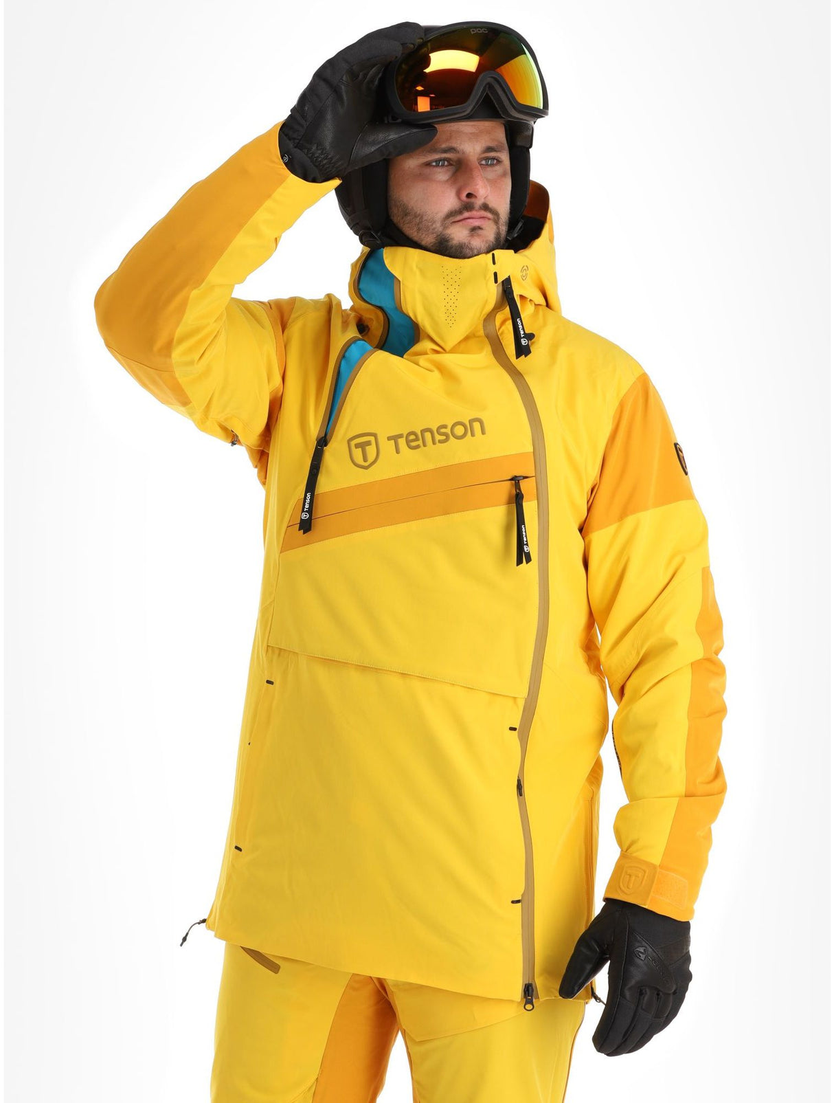Tenson Aerismo JackoRak Men Anorak Skijakke Herre - Yellow - Yellow