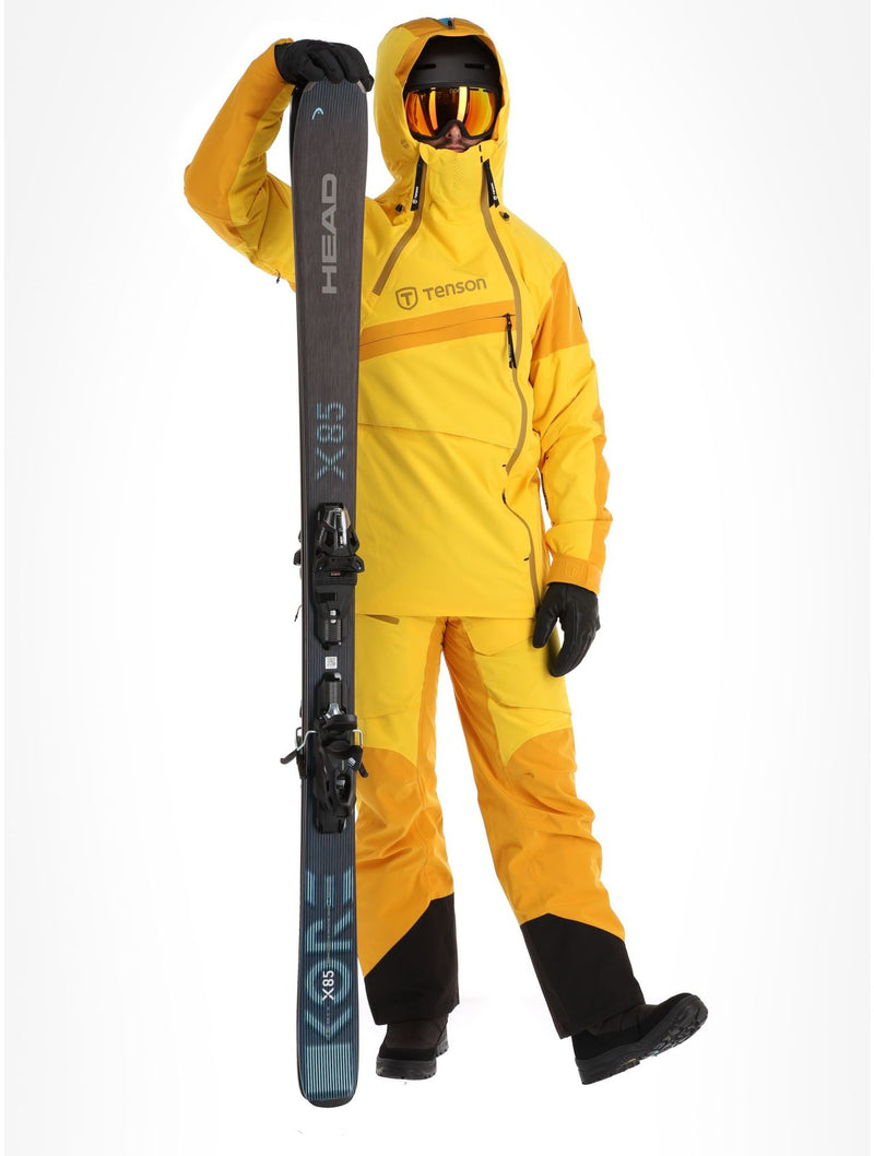 Tenson Aerismo JackoRak Men Anorak Skijakke Herre - Yellow - - Tenson-465017087-131-17